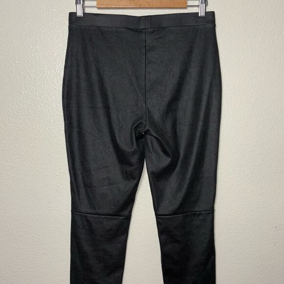 Trouve leggings black faux leather High Waisted Skinny Pants women's size medium - Picture 11 of 16
